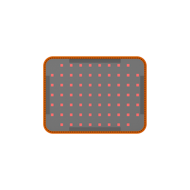 Small LED light therapy pad for pets - 1